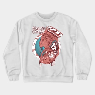 Coral Moonlit - Goddess Of Egypt Black Girl Magic Crewneck Sweatshirt